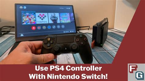 how to hook up ps4 controller to switch